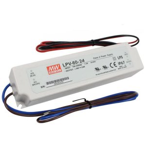 LED napájaci zdroj LPV-60 24V 60W 2.5A IP67