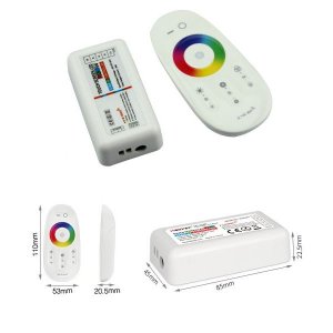 SET - Ovládač s diaľkovým ovládaním pre RGBW LED dotykový