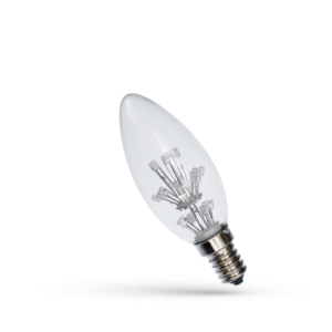 Carbon light 230V 1W/2100K E14 LED žiarovka