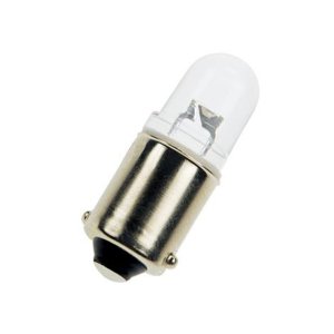LED 12-30V AC/DC BA9s 9x26mm Biela LED žiarovka