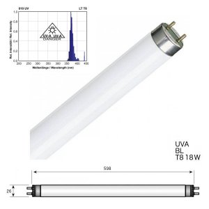 LT 18W/BL Black Light UVA G13 ultrafialová T8 žiarivka