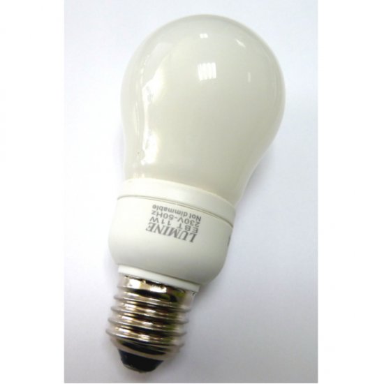 Lumine 11W 230V E27 hruška kompaktná žiarovka - Kliknutím na obrázok zatvorte -