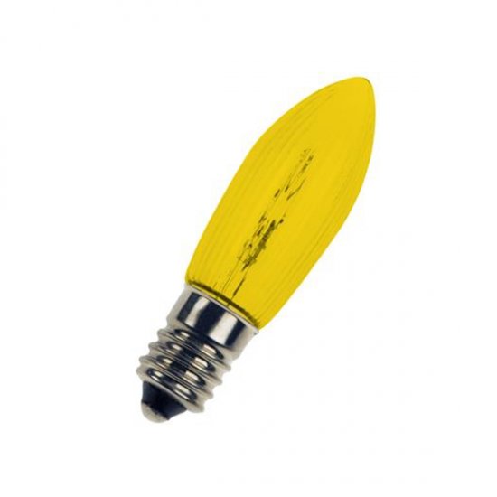 AE 14V 3W E10 žltá vianočná žiarovka - Kliknutím na obrázok zatvorte -