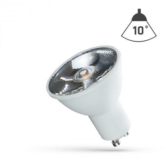 LED 230V 6W/NW GU10 10° with lens SPECTRUM LED žiarovka - Kliknutím na obrázok zatvorte -