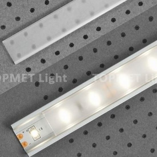 Difuzor pre LED profil 11/12/60/45 2m jemne matná KLIP - Kliknutím na obrázok zatvorte -