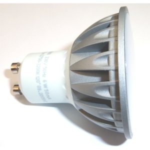 LED 230V 6W GU10 430lm WW strieborná LED žiarovka